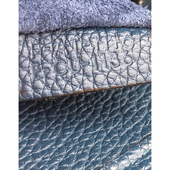 New Celine Micro Luggage Tote Blue Drummed Leather - Picture 7 of 8